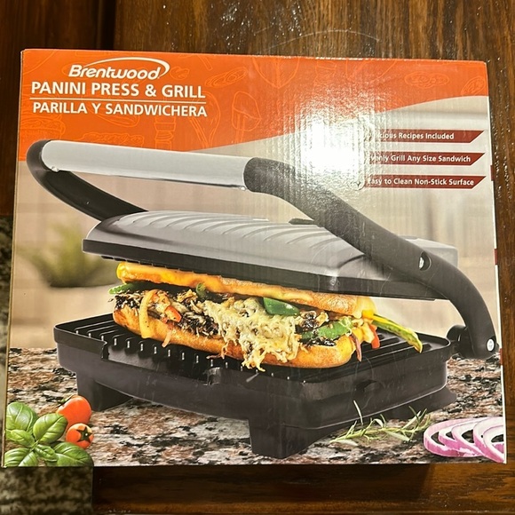 Other - Brentwood Panini Press and Grill  never used. New in box.